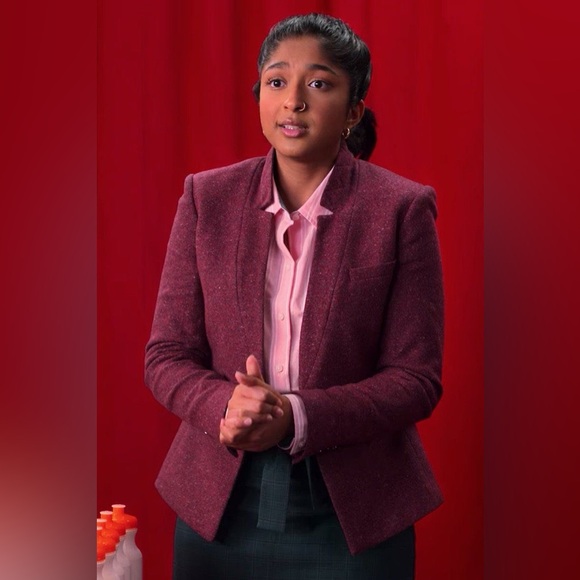 Veronica Beard Women Blazer Farley Wool Blend Berry Dickey Jacket - Picture 2 of 11